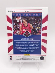 2021-22 Panini Chronicles – Hometown Heroes Optic Jalen Green #647 Silver (RC)