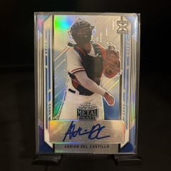 Adrian Del Castillo 2021 Leaf Metal Draft Blue Autograph Auto RC #14/35 #BA-ADC