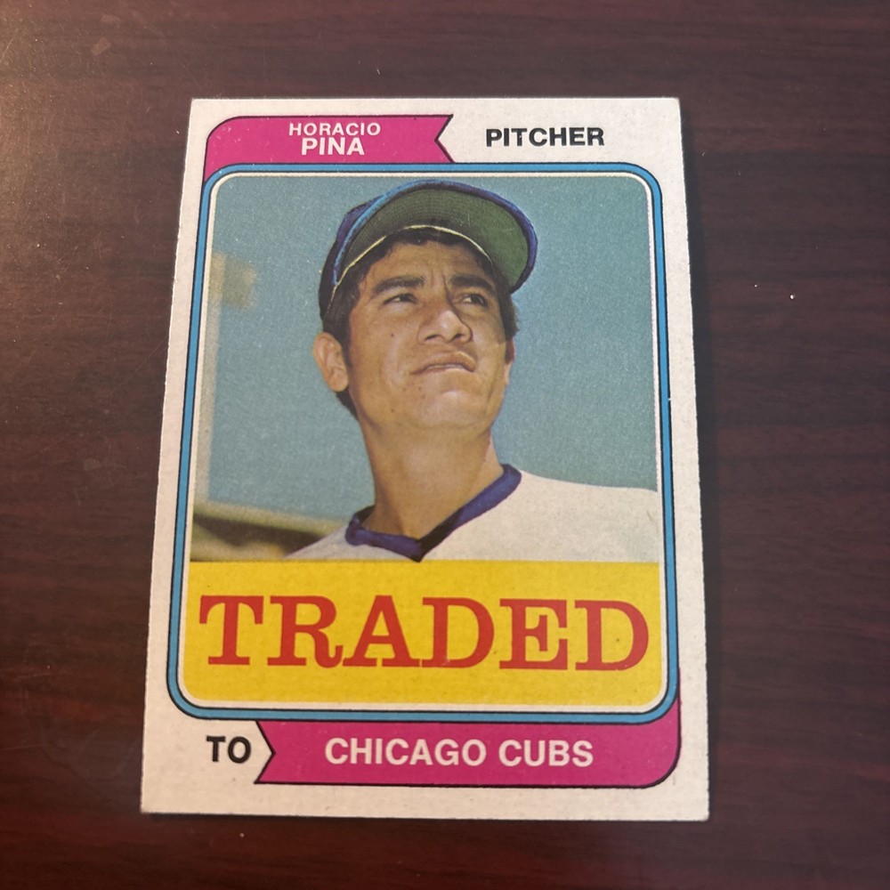1974 Topps – Traded Horacio Pina #516T Chicago Cubs