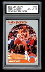 GRADED 10 1990 NBA HOOPS MARK JACKSON MENENDEZ BROTHERS #205