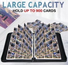 900 Pockets Trading Card Binder, Football Card Binder Album, Rugby Card Collecto