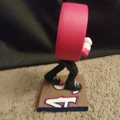 Texas Rangers Red Dot Race Bobblehead Baseball MLB 2016 Kloanz Nitto