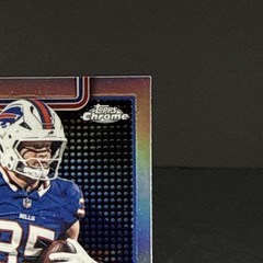 Topps Chrome 2025 Jackson Hawes Lightboard Vari SSP Bills RC very rare NFL