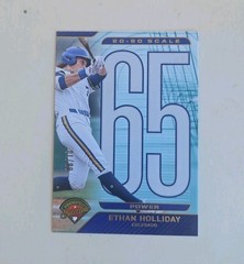 2025 Panini Prospect Edition 20-80 Scale #12 Ethan Holliday /10 Colorado Rockies