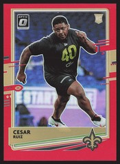 2020 Donruss #P-281 Cesar Ruiz Optic Preview Red #/99 SN,RC