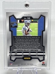 2023 Panini Prizm – Amon-Ra St. Brown #96 Snake Skin Prizm SSP Lions EX