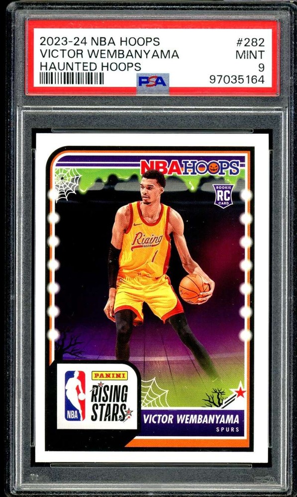 Victor Wembanyama Rookie Card 2023-24 Haunted Hoops #282 PSA 9