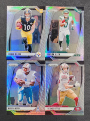 2024 Prizm Football SILVER PRIZMS 251-400 with Rookies You Pick the Card