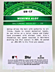 2026 Bowman Chrome Under the Radar – Wehiwa Aloy #UR-17 Orioles