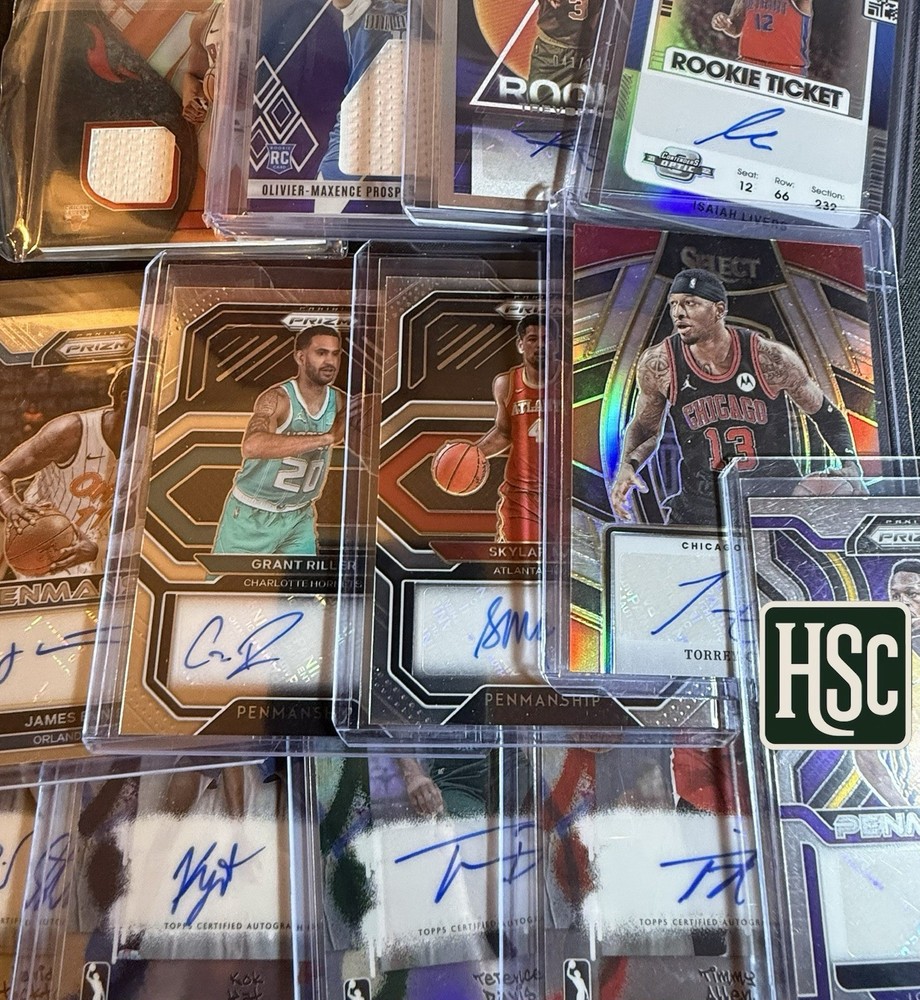 Basketball NBA – 500 Card Lot – Rookies, Parallels, Inserts