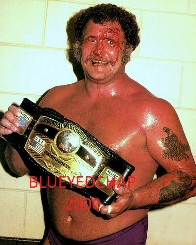 HARLEY RACE WRESTLER 8 X 10 WRESTLING PHOTO NWA AWA WWF