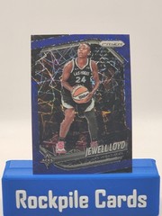 2025 Panini Prizm WNBA – Jewell Loyd #57 Blue Velocity Prizm