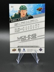 2020-21 Upper Deck KIRILL KAPRIZOV Young Guns RC #451 Minnesota Wild