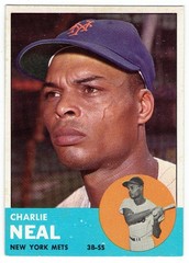 1963 Topps Charlie Neal #511 – Semi-High # Sharp Image