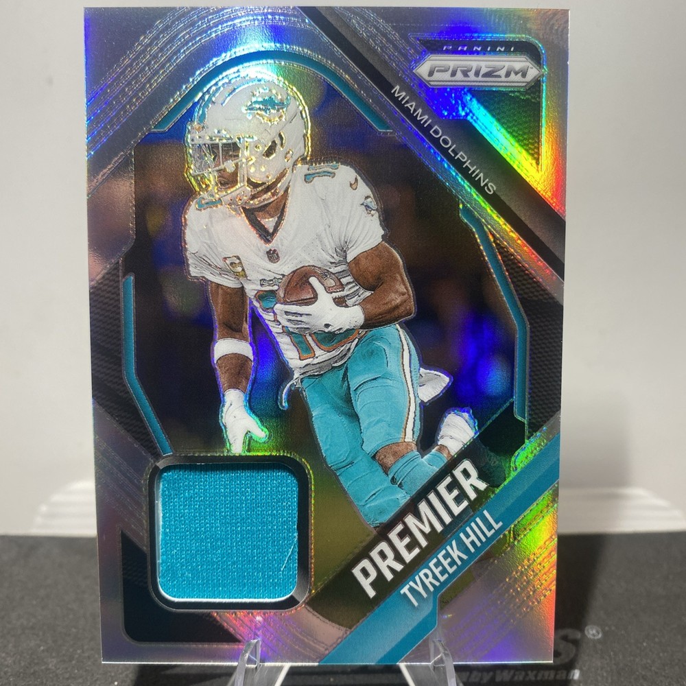 2025 Panini Prizm – Tyreek Hill #PJY-THL Silver Prizm Jersey Patch