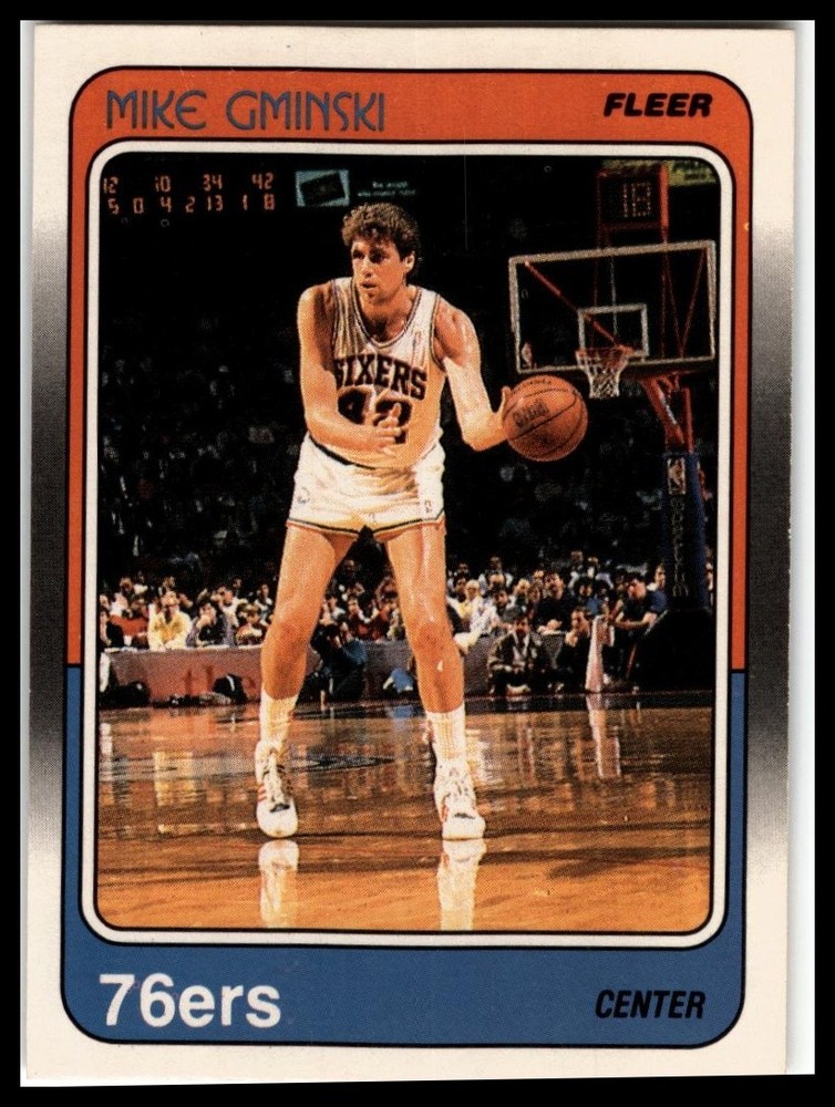 1988-89 Fleer #87 Mike Gminski
