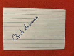Chuck Scrivener 🔥🔥1975 Tigers 🔥🔥Autographed Cut🔥🔥