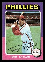 1975 Topps Mini Baseball Tony Taylor #574 NM Philadelphia Phillies