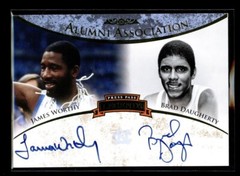 2008 Press Pass Legends Alumni James Worthy Brad Daugherty Dual Auto /50 RARE