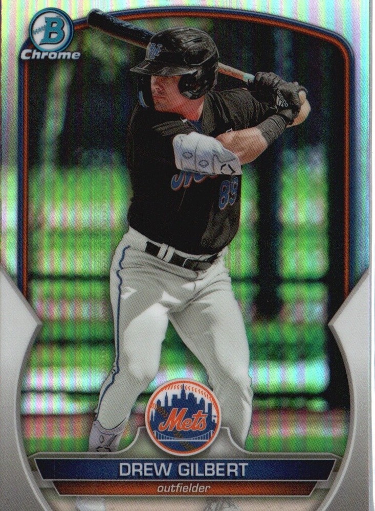 2023 Bowman Draft #BDC-41 Drew Gilbert Chrome Refractor