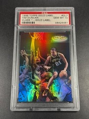 TIM DUNCAN 1999 TOPPS GOLD LABEL #GL7 CLASS 1 HOLO REFRACTOR TYPE INSERT PSA 10