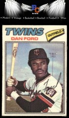 1977 Topps Cloth Stickers #16 Dan Ford