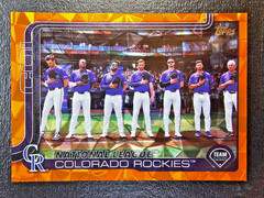 2025 Topps Series 2 Colorado Rockies #486 Orange Diamante Foil 15/25 SP 🔥