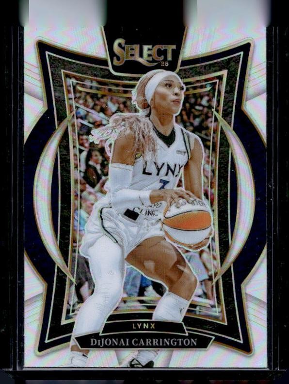 2025 Panini Select WNBA #68 DiJonai Carrington Silver Prizms