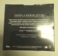 Topps x Derek Jeter 2021 MLB Baseball Box 10 Cards New York Yankees New Sealed