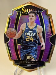 2018-19 Panini Select #106 GRAYSON ALLEN RC PURPLE PRIZM Die Cut 58/99 (RC)