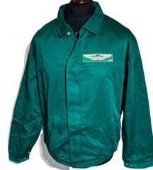New Top Quality Aston Martin DB Badged Lined Zipper & Stud Jacket 45.5&Prime; Chest