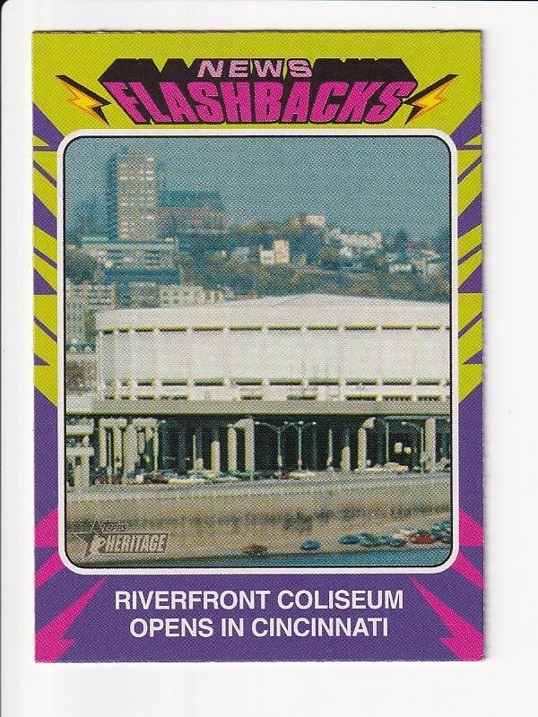 2024 Topps Heritage Riverfront Coliseum News Flashbacks #NF13