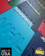 (32) STANDARD NHL Team Sports Card Dividers Hockey Trading MADE IN USA PLASTIC