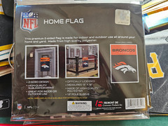 DENVER BRONCOS FOOTBALL NFL FLAG GARDEN 13×18 HOME NEW