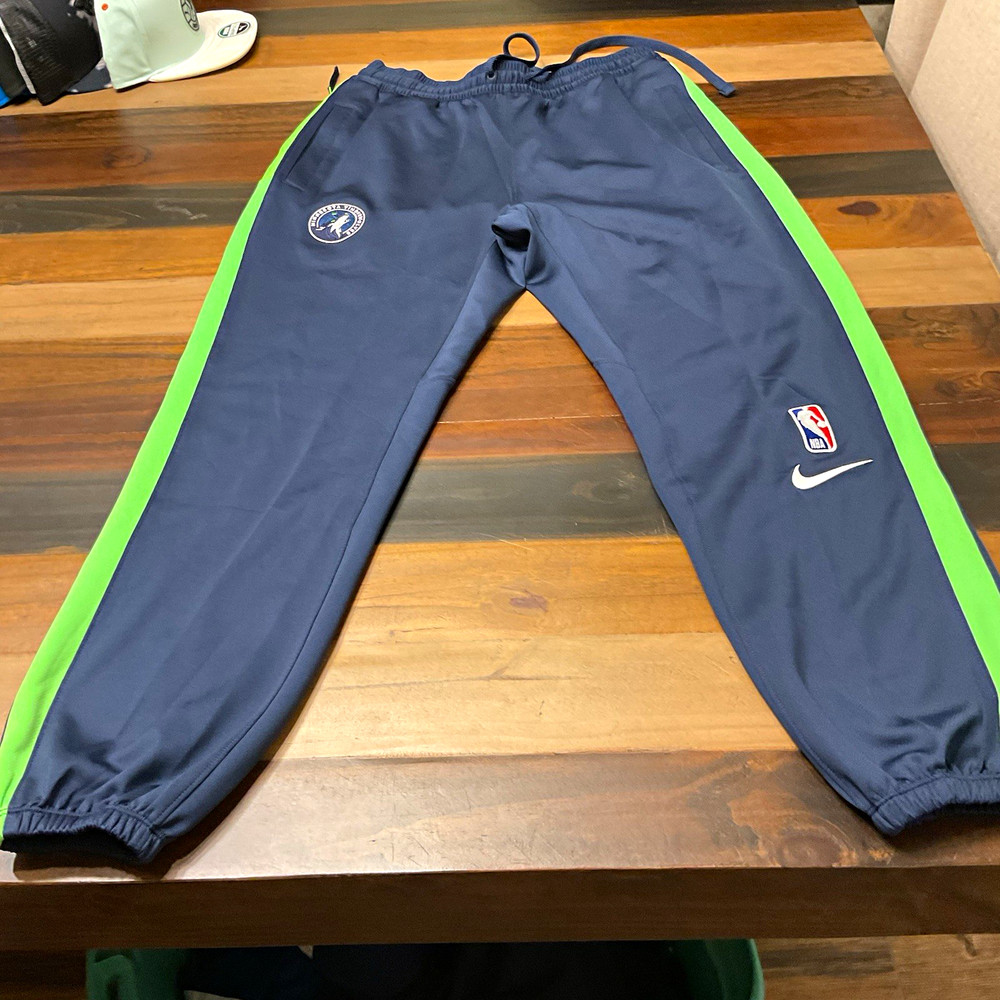 Nike Minnesota Timberwolves NBA Dri-FIT pants blue green men&rsquo;s size L