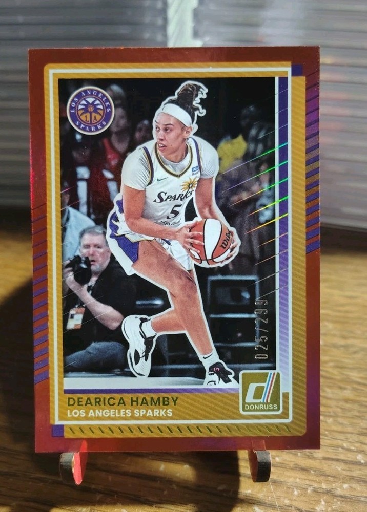 2025 Panini Donruss WNBA – Dearica Hamby #43 Holo Red /299