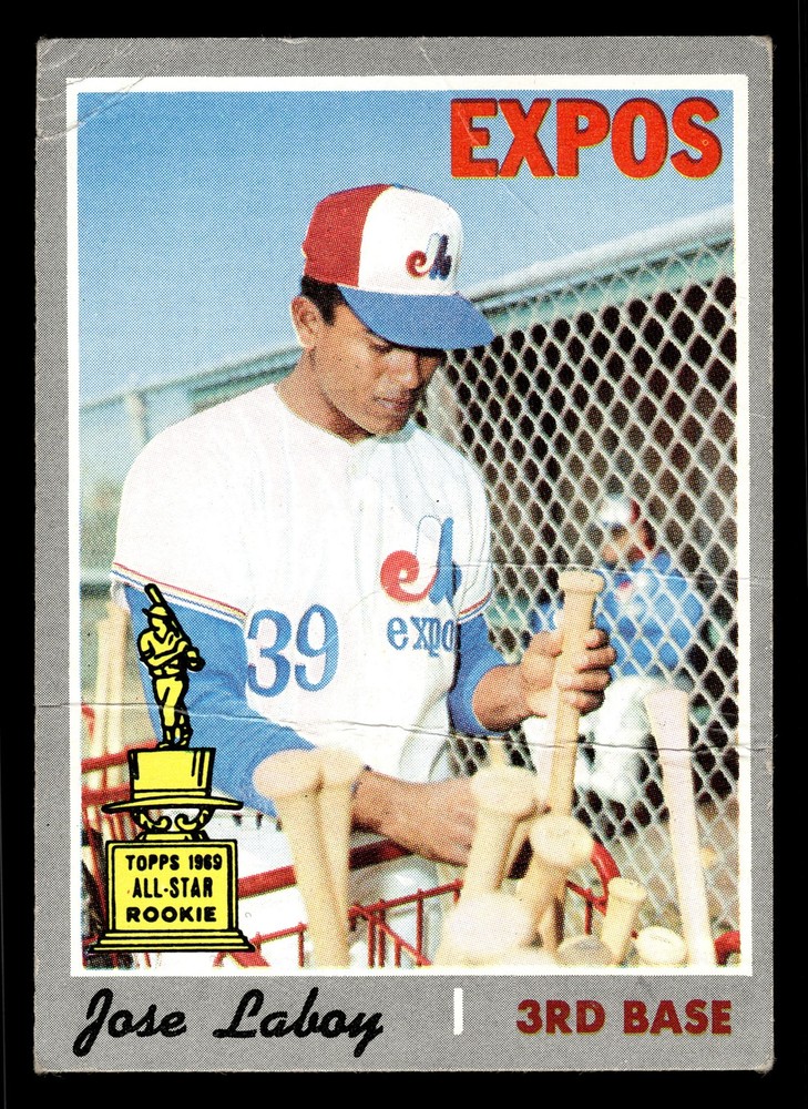 1970 Topps #238 Jose Laboy – Montreal Expos (Low Grade)