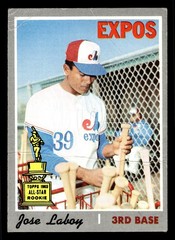 1970 Topps #238 Jose Laboy – Montreal Expos (Low Grade)