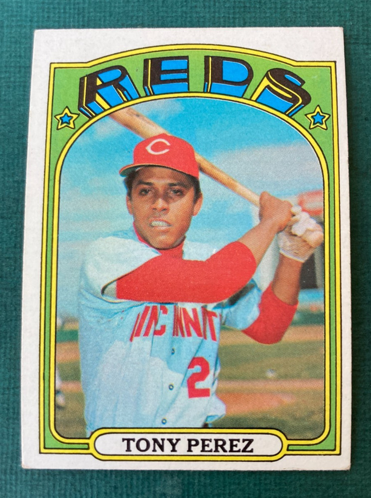 1972 Topps #80 TONY PEREZ Baseball Card High Grade Shape