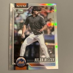 Topps Chrome 2026 Nolan McLean RC New York Mets #236 Prism Refractor