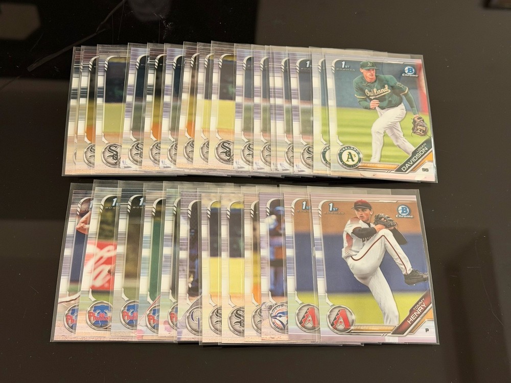 2019 Bowman Draft Baseball Base CHROME Singles YOU PICK + 2 Card Min Plz READ!