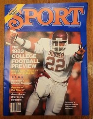 Sport Magazine Sept 1983 Marcus Dupree Oklahoma Sooners Vintage Issue b29:27