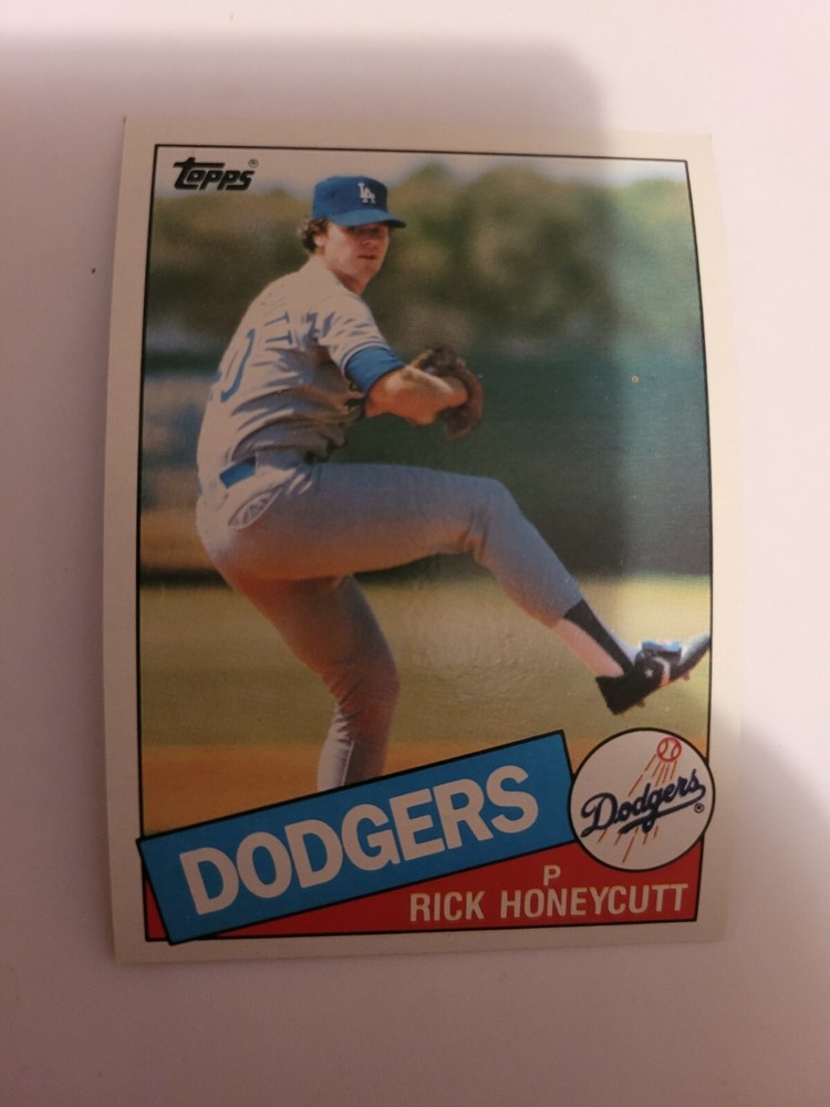 1985 TOPPS RICK HONEYCUTT #174 NM
