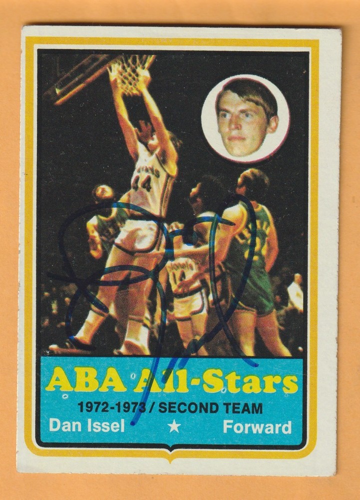 Dan Issel Kentucky Colonels AUTO Signed 1973-74 Topps UK Wildcats HOF