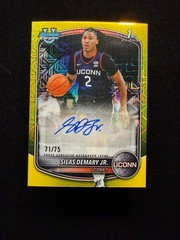 2025 Bowman Mega Box Chrome Prospect Auto Yellow /75 Silas Demary Jr. #CPA-SD