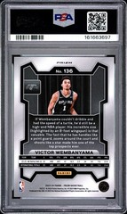 2023 Panini Prizm Victor Wembanyama RC #136 Orange Cracked Ice PSA 10 SSP
