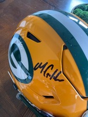 Matthew Golden Signed Packers Full Size SpeedFlex Helmet Fanatics Cert