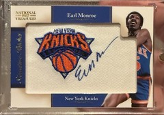 Earl Monroe 2011 National Treasures Patch Auto /99 New York Knicks MINT