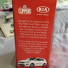 Success Promotions Jamal Crawford Los Angeles Clippers Bobblehead Kia NBA Award