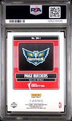 Paige Bueckers 2025 Panini Instant WNBA RC PSA 10 Lot – Debut #1 & Draft #DN1
